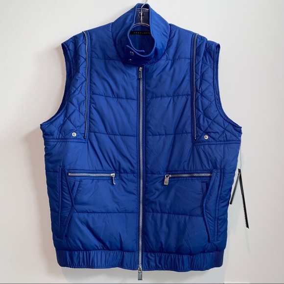 Vintage SJ Y2K Convertible Puffer Coat Size L - Picture 3 of 14